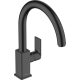 Hansgrohe Vernis Shape M35 Egykaros konyhai csaptelep 260, elforgatható kifolyóval matt fekete 71871670