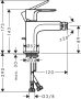 Hansgrohe Rebris S Egykaros bidécsaptelep automata lefolyógarnitúrával 72210000