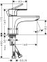 Hansgrohe Rebris S Egykaros kádcsaptelep Monotrou, króm 72434000