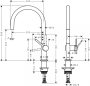 Hansgrohe Talis M54 króm konyhai csaptelep 220 72804000