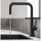 Hansgrohe Talis M54 matt fekete konyhai csaptelep 220, 72806670