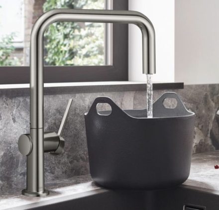 Hansgrohe Talis M54 rozsdamentes acél hatású konyhai csaptelep 220, 72806800