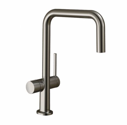 Hansgrohe Talis M54 U 220 konyhai csaptelep elzárószeleppel, 1jet, rozsdamentes acél hatású 72807800