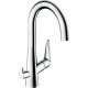 Hansgrohe Talis M51 króm konyhai csaptelep 220, elzárószeleppel 72811000