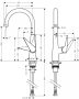 Hansgrohe Talis M51 260 konyhai csaptelep kihúzható kifolyóval ECO 72816000