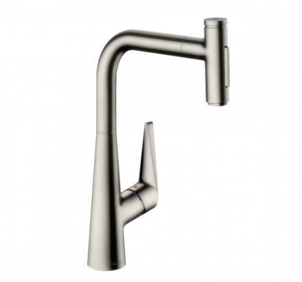 Hansgrohe Talis Select M51 konyhai csaptelep, kihúzható kifolyóval, rozsdamentes acél 72823800