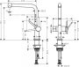 Hansgrohe Talis M54 konyhai csaptelep 270 elzárószeleppel, 1jet, króm 72827000