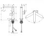 Hansgrohe Tecturis E mosdó csaptelep Fine 210 lefolyógarnitúrával, CoolStart, matt fehér 73060700
