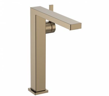 Hansgrohe Tecturis E víztakarékos mosdó csaptelep Fine 240 mosdótálakhoz, CoolStart, szálcsiszolt bronz 73072140