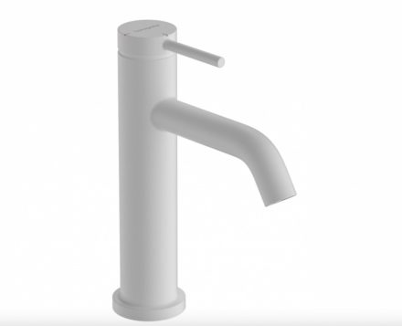 Hansgrohe Tecturis S 110 mosdó csaptelep automata lefolyógarnitúrával, CoolStart, matt fehér 73314700