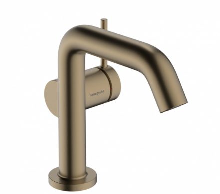 Hansgrohe Tecturis S 110 mosdó csaptelep lefolyógarnitúrával, CoolStart, szálcsiszolt bronz 73323140