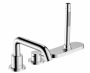 Hansgrohe Tecturis S 3-lyukú kádcsaptelep, sBox, króm 73447000