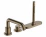 Hansgrohe Tecturis S 3-lyukú kádcsaptelep, sBox, szálcsiszolt bronz 73447140