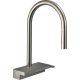 Hansgrohe Aquno Select M81 konyhai csaptelep 250, kihúzható kifolyóval, 2jet, rozsdamentes acél hatású 73836800