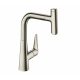 Hansgrohe Talis Select M51 2-lyukú rozsdamentes acél hatású konyhai csaptelep 220 73852800