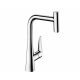 Hansgrohe Talis Select M51 króm konyhai csaptelep 300, kihúzható kifolyóval 73853000