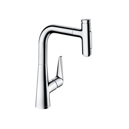 Hansgrohe Talis Select M51 króm konyhai csaptelep, kihúzható kifolyóval 73868000