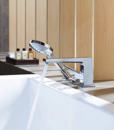 Hansgrohe Metropol 3-lyukú peremre szerelhető kádcsaptelep loop fogantyúval 74550000