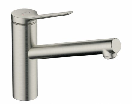 Hansgrohe Zesis M33 Egykaros konyhai csaptelep 140, rozsdamentes acél hatású 74802800