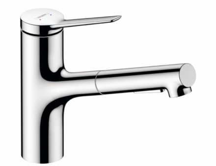 Hansgrohe Zesis M33 konyhai csaptelep 2jet, kihúzható zuhanyfejjel, króm 74820000