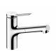 Hansgrohe Zesis M33 egykaros konyhai csaptelep kihúzható zuhanyfejjel, króm 74821000