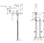 Hansgrohe Zesis M33 egykaros konyhai csaptelep kihúzható kifolyóval, króm 74823000