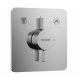 Hansgrohe DouTurn Q 2 funkciós falsík alatti csaptelep, Water flow control, króm 75414000