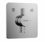 Hansgrohe DouTurn Q 2 funkciós falsík alatti csaptelep, Water flow control, króm 75414000