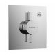 Hansgrohe DouTurn E 1 funkciós falsík alatti csaptelep, Water flow control, króm 75617000