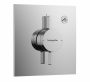 Hansgrohe DouTurn E 1 funkciós falsík alatti csaptelep, Water flow control, króm 75617000