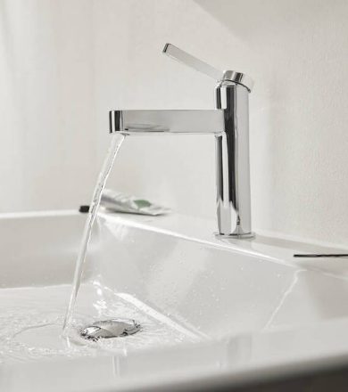 Hansgrohe Finoris egykaros mosdócsaptelep 100, push-open lefolyógarnitúrával króm 76010000