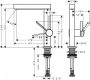 Hansgrohe Finoris egykaros mosdócsaptelep 230 lefolyógarnitúrával króm 76060000