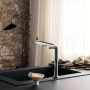 Hansgrohe Aqittura M91 Vízszűrős konyhai csaptelep 240 indulókészlettel, króm 76802000