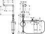 Hansgrohe Aqittura M91 Vízszűrős konyhai csaptelep 240 indulókészlettel, króm 76802000