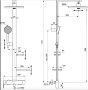 Ideal Standard ALU+ Ceraflow zuhanyrendszer falra szerelhető karos zuhanycsapteleppel, ezüst BD584SI