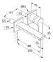 Kludi Zenta SL fali mosdócsaptelep 180 mm hosszú kifolyóval, króm 482440565