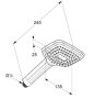 Kludi Freshline CL 1 funkciós kézizuhany, króm 6450005-00WR9