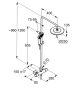 # no beszer 241031 Kludi Freshline zuhanyrendszer termosztátos csapteleppel és zuhanyszettel, króm 6709205-00WR9