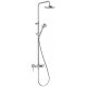 Kludi Logo zuhanyrendszer kádkifolyó csapteleppel és zuhanyszettel, króm 6808305-00WR9