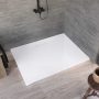 Kolpa San Drop akril zuhanytálca 120x80 cm, beépíthető vagy padlóra tehető, fehér 565640