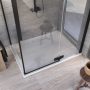 Kolpa San Drop akril zuhanytálca 140x90 cm, beépíthető vagy padlóra tehető, fehér 565660