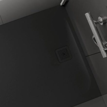 Laufen Pro szögletes zuhanytálca 160x70 cm, fekete H2139540800001