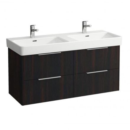 Laufen Base sötét szil alsószekrény 115,9x51,5x43,8 cm négy fiókkal H4024941102631