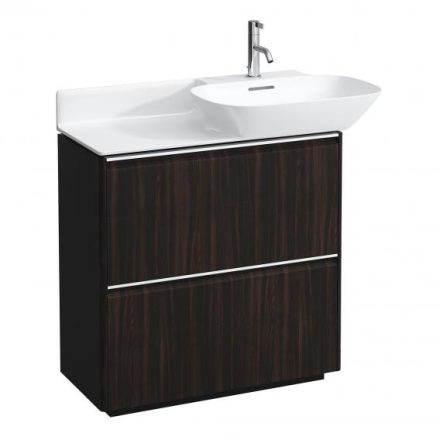 Laufen Base sötét szil alsószekrény 77x35x78 cm kettő fiókkal H4030021102631