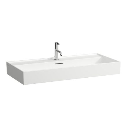 Laufen Kartell by Laufen kerámia mosdó 100x46 cm csaplyukkal és túlfolyóval, fehér H8103370001041