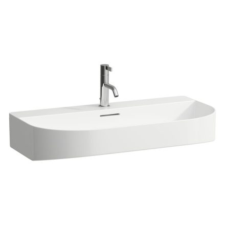 Laufen Sonar fehér mosdó 80x42 cm, 1 csapfurattal, LCC bevonat H8103444001041