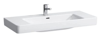 Laufen Pro S mosdó csiszolt alsó felülettel 105x46 cm, 1 csaplyukkal H8169660001041