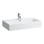 Laufen Living City kerámia mosdó 80x46 cm csaplyuk nélkül, túlfolyóval, fehér H8174360001091