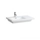 Laufen Living Square kerámia mosdó 75x48 cm egy csaplyukkal és túlfolyóval, jobbos, fehér H8174380001041