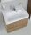 Ravak 10° öntött márvány mosdó, túlfolyóval és csapfurattal, fehér XJI01155000
